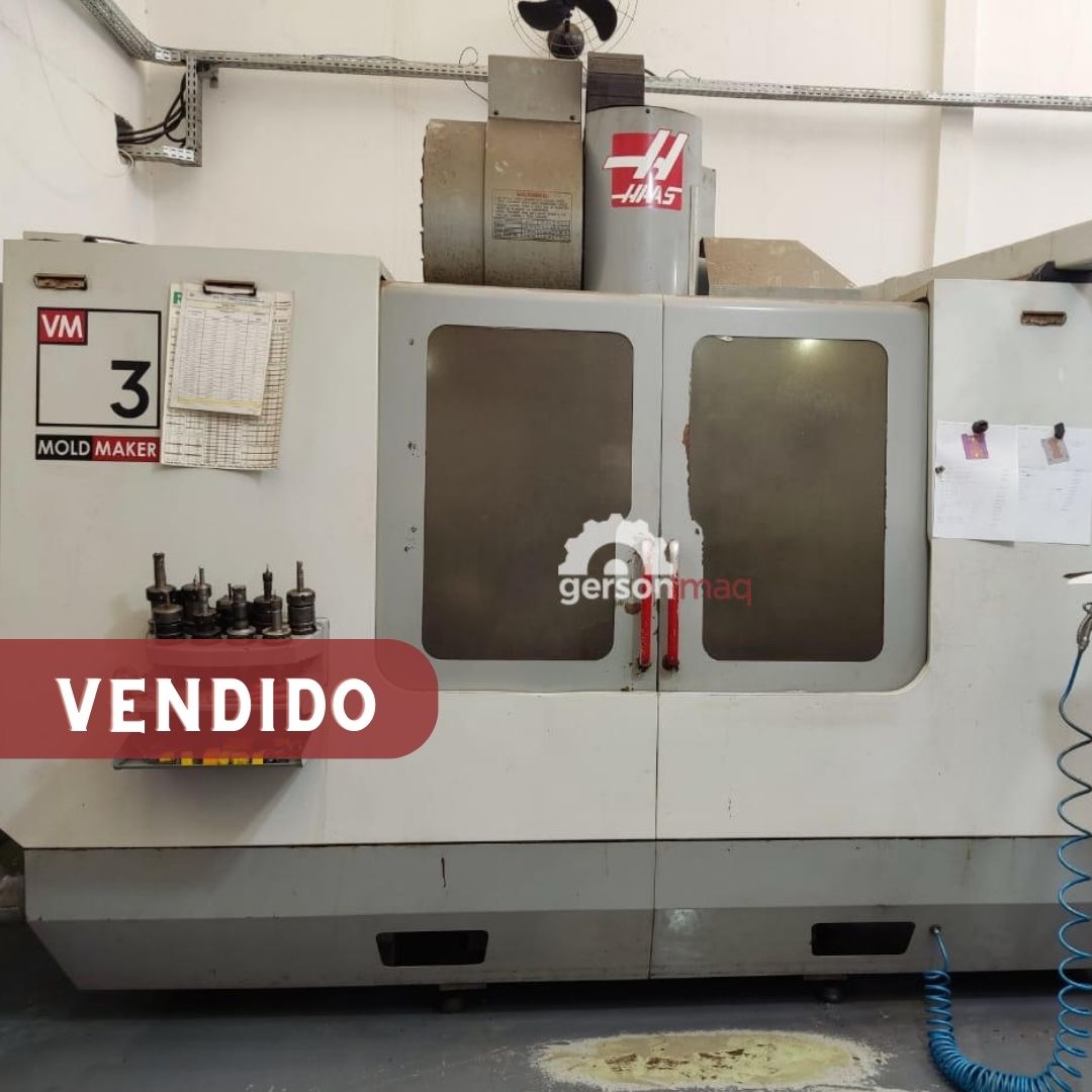 CENTRO DE USINAGEM HAAS VM3 ANO 2004